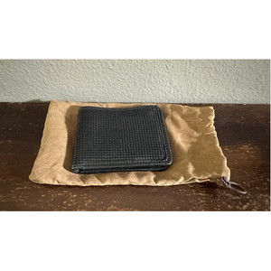 Leather wallet black